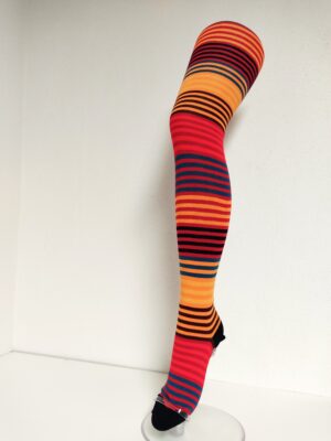 Crönert Strumpfhose Multicolor Rot, 36-38