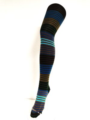 Crönert Tights Multicolor Dkl. Grün, 44-46