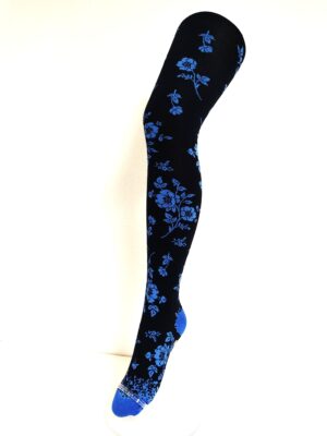 Crönert Tights Bicolorblumen Jeans, 44-46