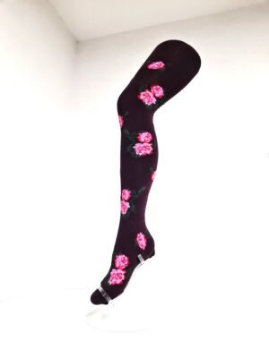 Crönert Tights Rosen Dkl. Bordeaux, 44-46
