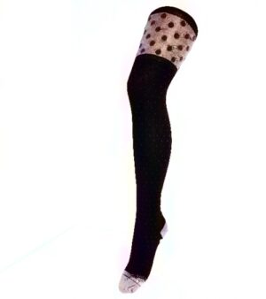Crönert Strumpfhose Dots Schwarz, 38-40