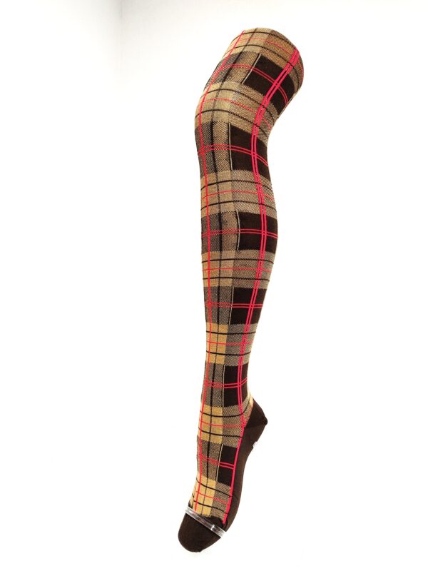 Crönert Strumpfhose Raute Oliv, 38-40