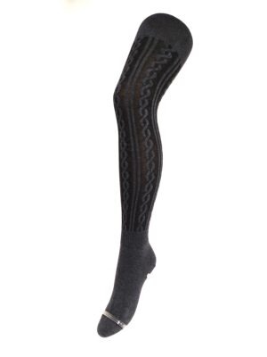 Crönert Strumpfhose Zopf Anthrazit, 40-42