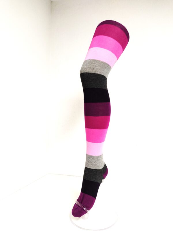 Crönert Strumpfhose Blockringel Pink, 38-40