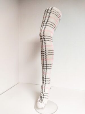 Crönert Strumpfhose Muster Ecru, 42-44