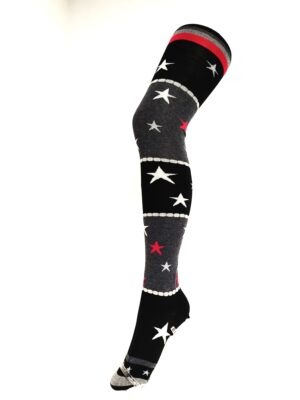 Crönert Strumpfhose Sterne Schwarz, 42-44