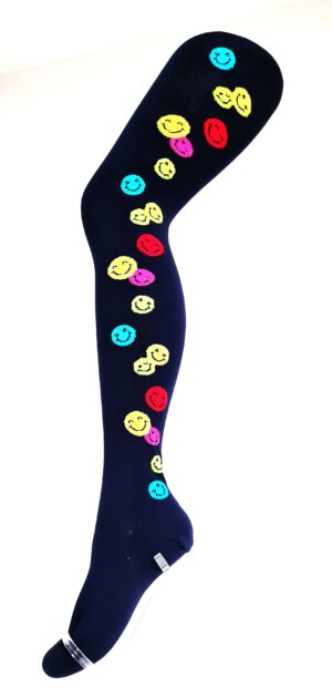 Crönert Strumpfhose Smiley Marine, 40-42