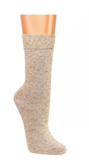 Natur Socken mit Leinen Natur, 35-38