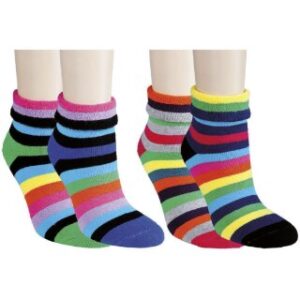 RS Thermo Strumpf Streifen Blau, 39-42