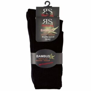 RS Viskose/Bambus Sohle Schwarz, 35-38