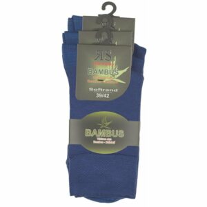 RS Viskose/Bambus Socken Blau, 43-46