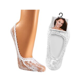 Trend Wear Spitzen-Footie Wei&szlig;, OS