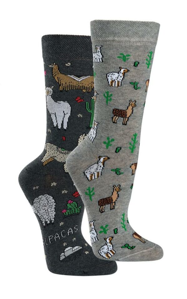 Socks 4 Fun Socken Alpaka Dkl. Grau, 42-47