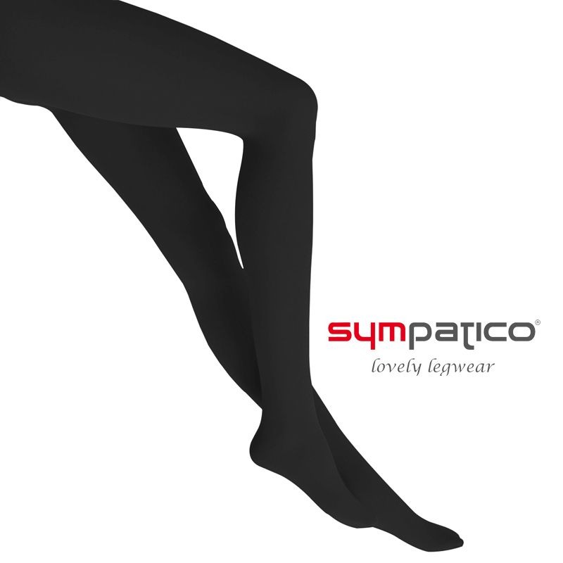 Sympatico Matt 100 Tights Schwarz, 44-48