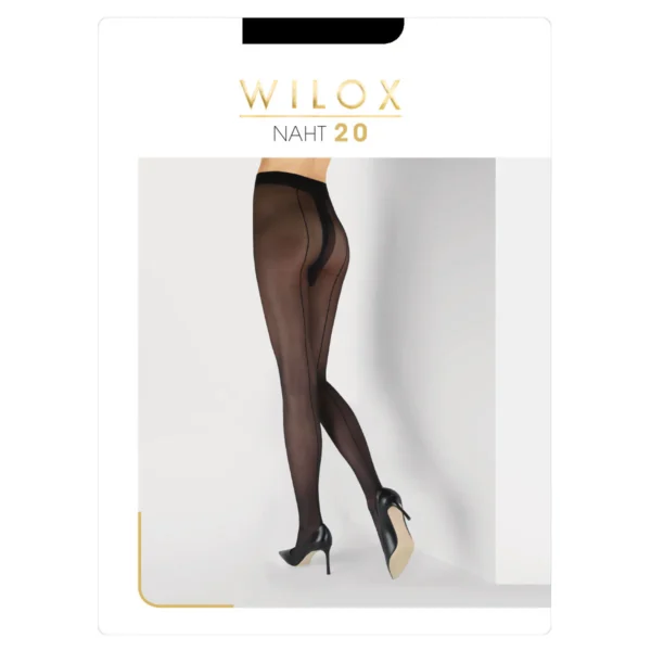 Wilox Tights mit Naht 20 den Schwarz, 42-44