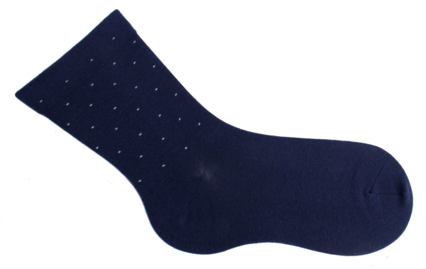 Socken weiter Bund Pünktchen Blau, 39-42