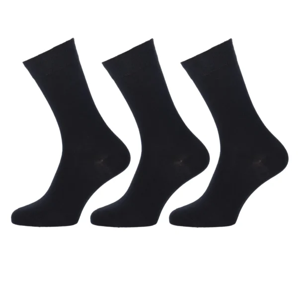 3 P. Wilox Socken Cotton Schwarz, 47-50