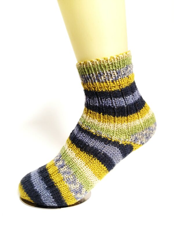 Wollsocken Kids-Schurwolle Ringel, 29-30