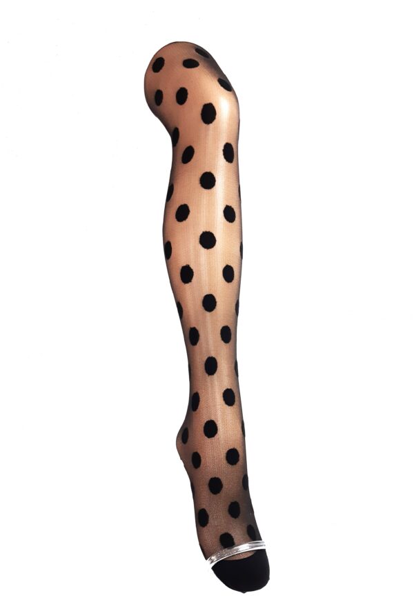 Apollo Tights 50 Big-Dots Schwarz, 36-42