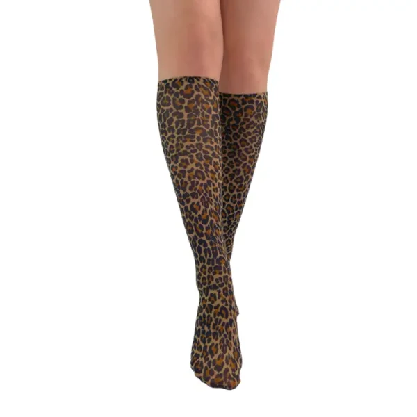 Pamela Mann Leopard Printed Knie, OS