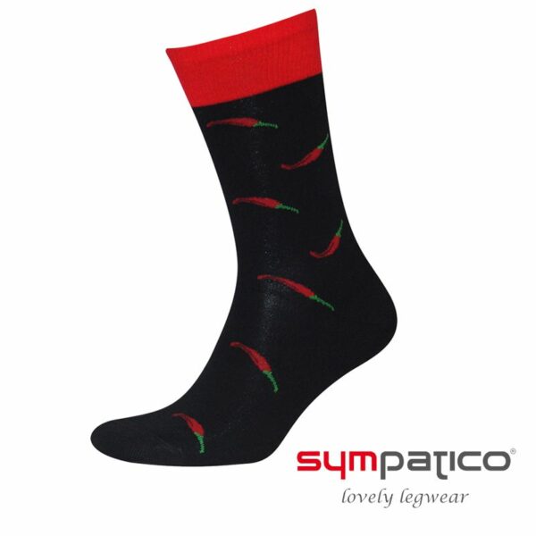 Sympatico Socken Chili Schwarz, 43-46