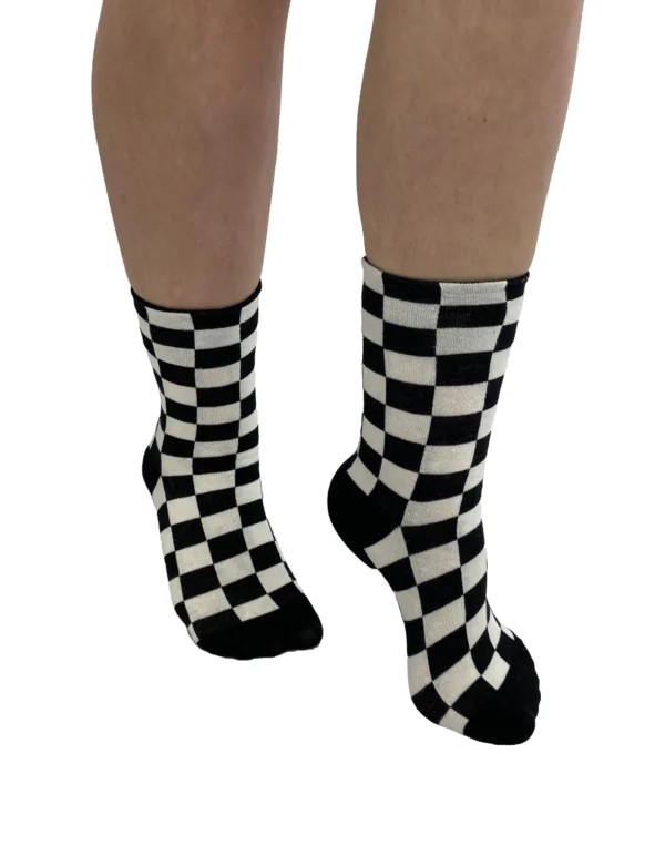 Pamela Mann Checkerboard Black/White, OS