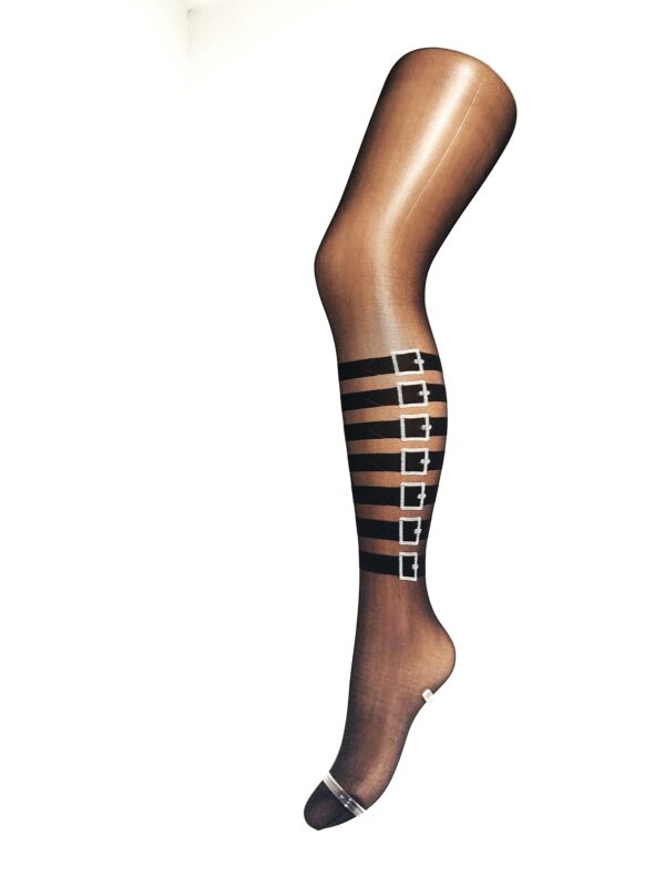 Adrian Tights 20 Knie-Optik Schwarz, 38-40