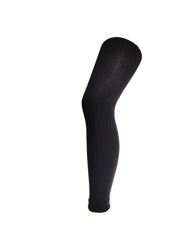 Cremona Leggings Rippe Schwarz, 36-40