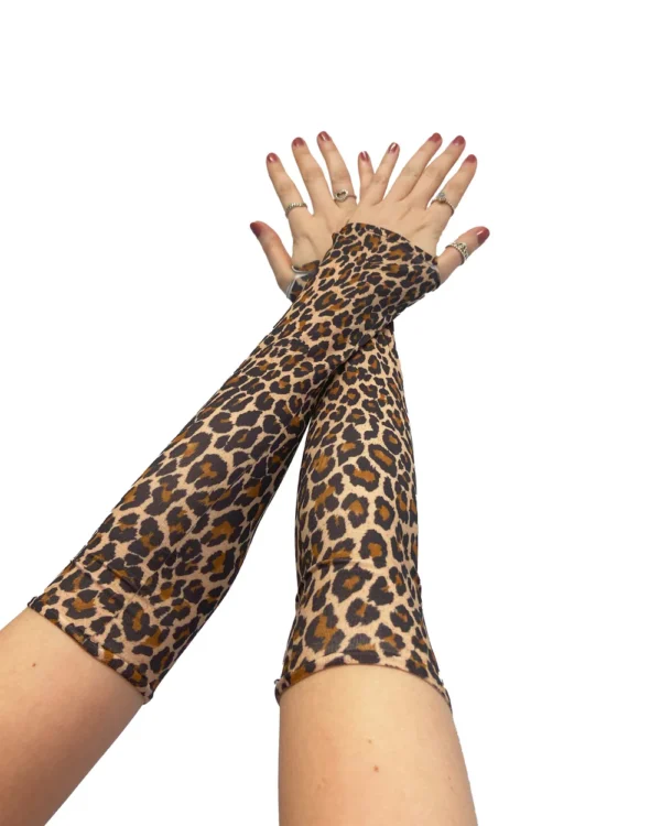 Pamela Mann Leopard Printed Fingerless