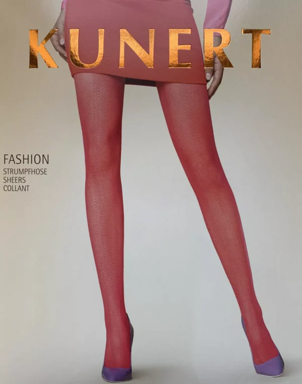 Kunert Filetmuster Tights Radiant-Pink, 38-40