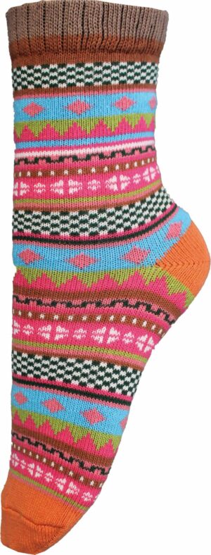Qano Cozy Socks Baumwolle Braun, 43-46