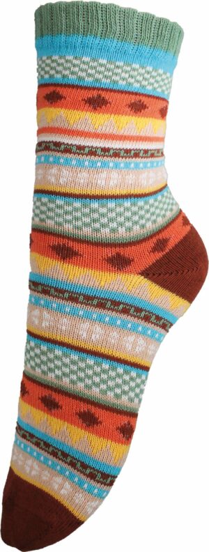 Qano Cozy Socks Baumwolle Grün, 43-46