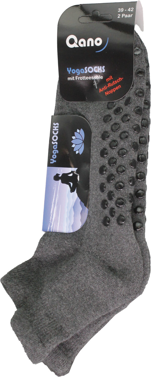 2 P. Cotton Club Yoga/F-Sohle Grau, 35-38