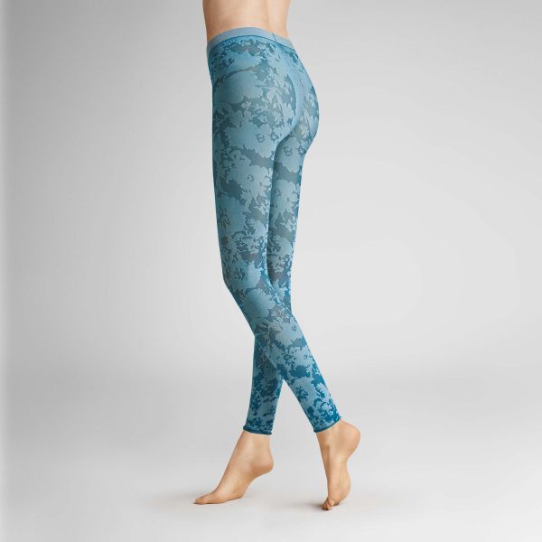 Hudson Floral Leggings Jeans Blue, 42-44