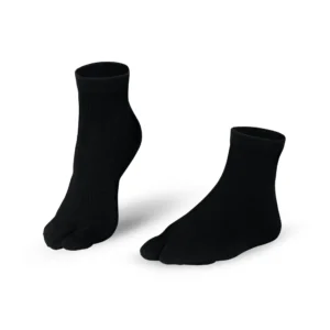 Knitido Tabi Kurzsocke Schwarz, 43-46