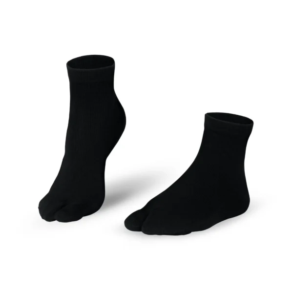 Knitido Tabi Kurzsocke Schwarz, 43-46