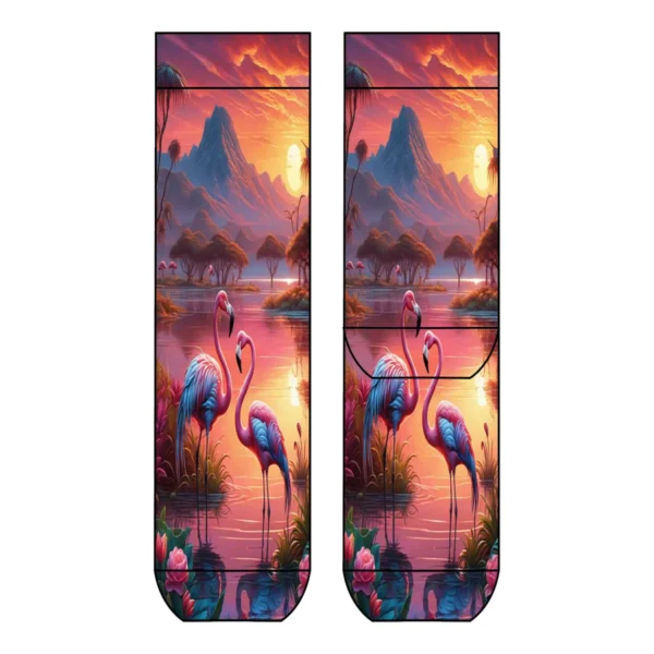 Cool 7 Lady Flamingos in the Sunset, 36-40