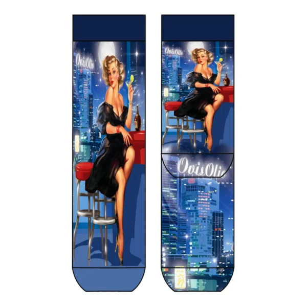 Cool 7 Lady Print Socks Marilyn Pin , 36-40