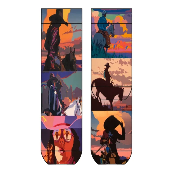 Cool 7 Men Print Socken Wild West, 41-46