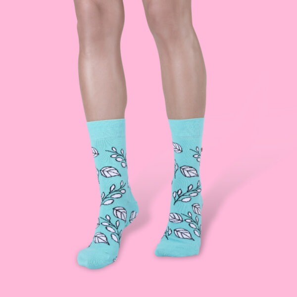 Unabux Socken Iced Leaves, 41-46