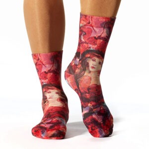 Wigglesteps Red Woman Face, 36-40
