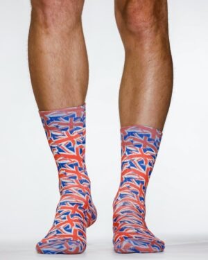 Wigglesteps Socken England Flag, 41-46