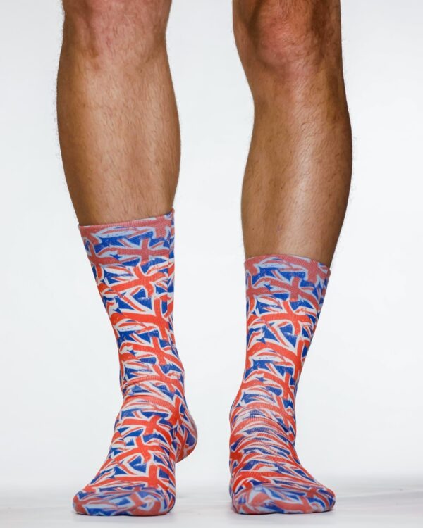 Wigglesteps Socken England Flag, 41-46