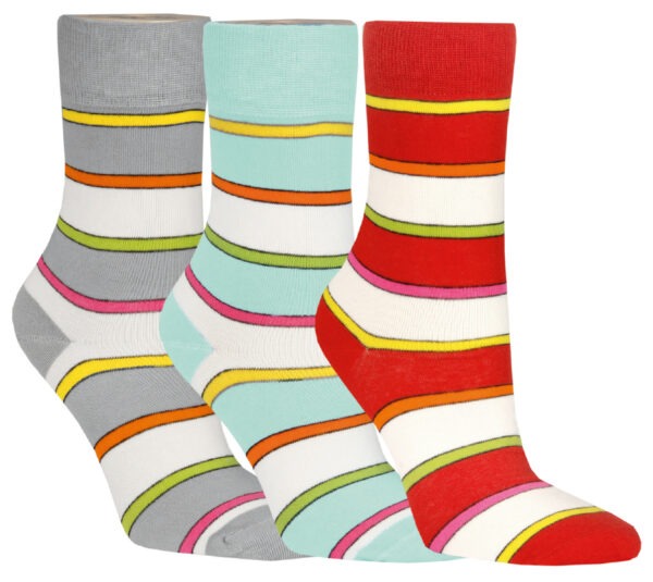 RS Socken Streifen Türkis, 35-38