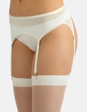 Cette Strapsgürtel Lulu Off White, Wide
