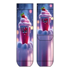 Cool 7 Socks Strawberry ice cream, 36-41