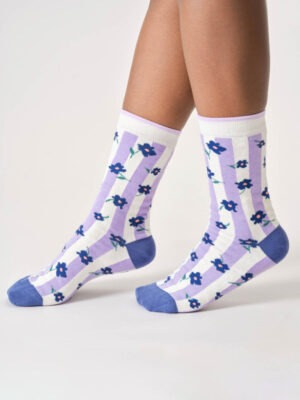 Thought Viskose Floral Stripe White, 36-40