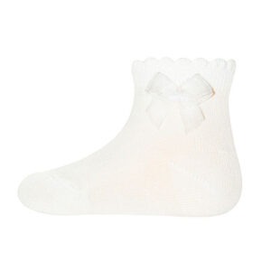 Ewers Socken mit Schleife Latte, 31-34
