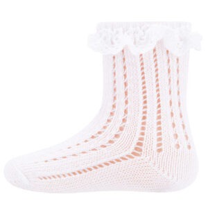 Ewers Filetmuster mit Rüsche Weiß, 31-34