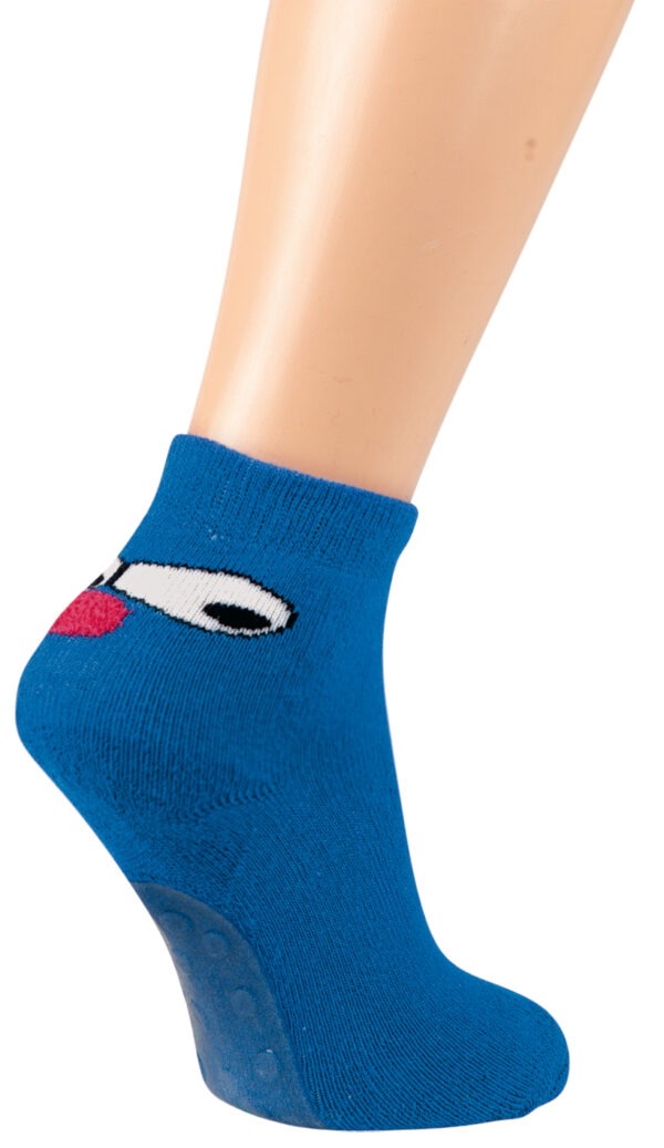 RS Kids Frottee Strumpf Sohle Blau, 22-23